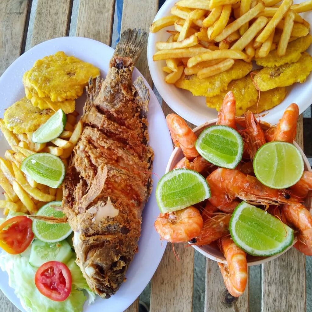 Pescado con Limon Boca Chica